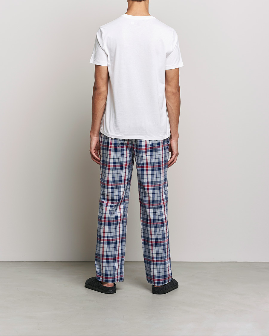 Herre | Pyjamaser og badekåper | Polo Ralph Lauren | Cotton Checked Pyjama Set White/Red