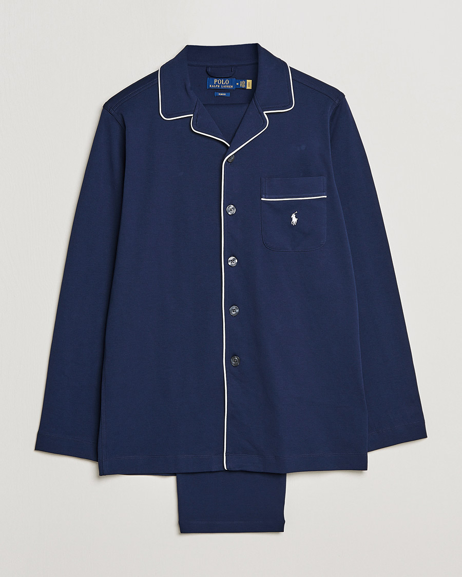 Herre | Pyjamaser og badekåper | Polo Ralph Lauren | Cotton Pyjama Set Cruise Navy