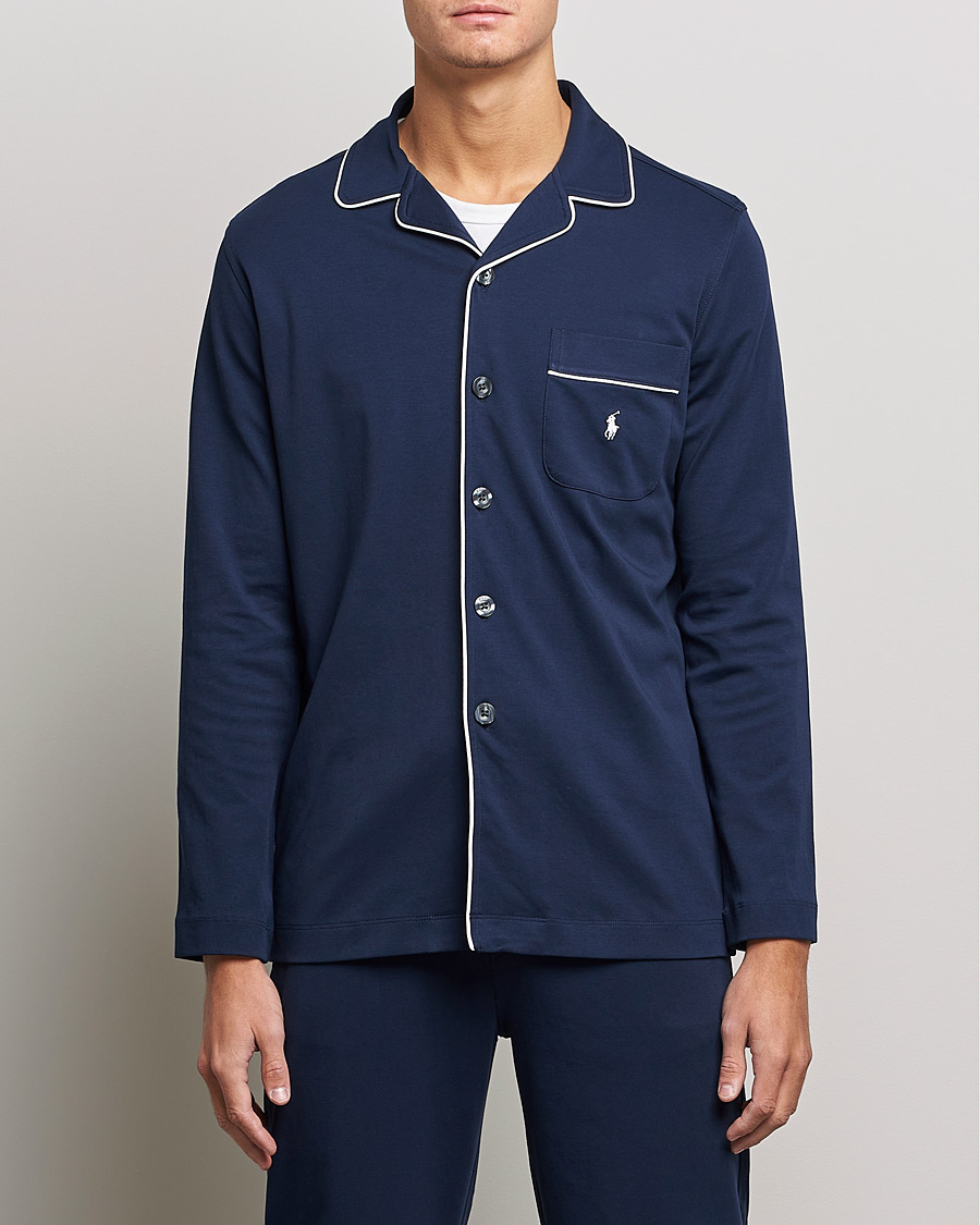 Herre | Pyjamaser & Badekåper | Polo Ralph Lauren | Cotton Pyjama Set Cruise Navy