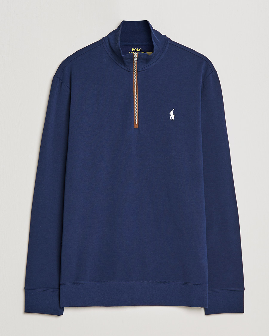 Herre |  | Polo Ralph Lauren Golf | Terry Jersey Half Zip Sweater  French Navy