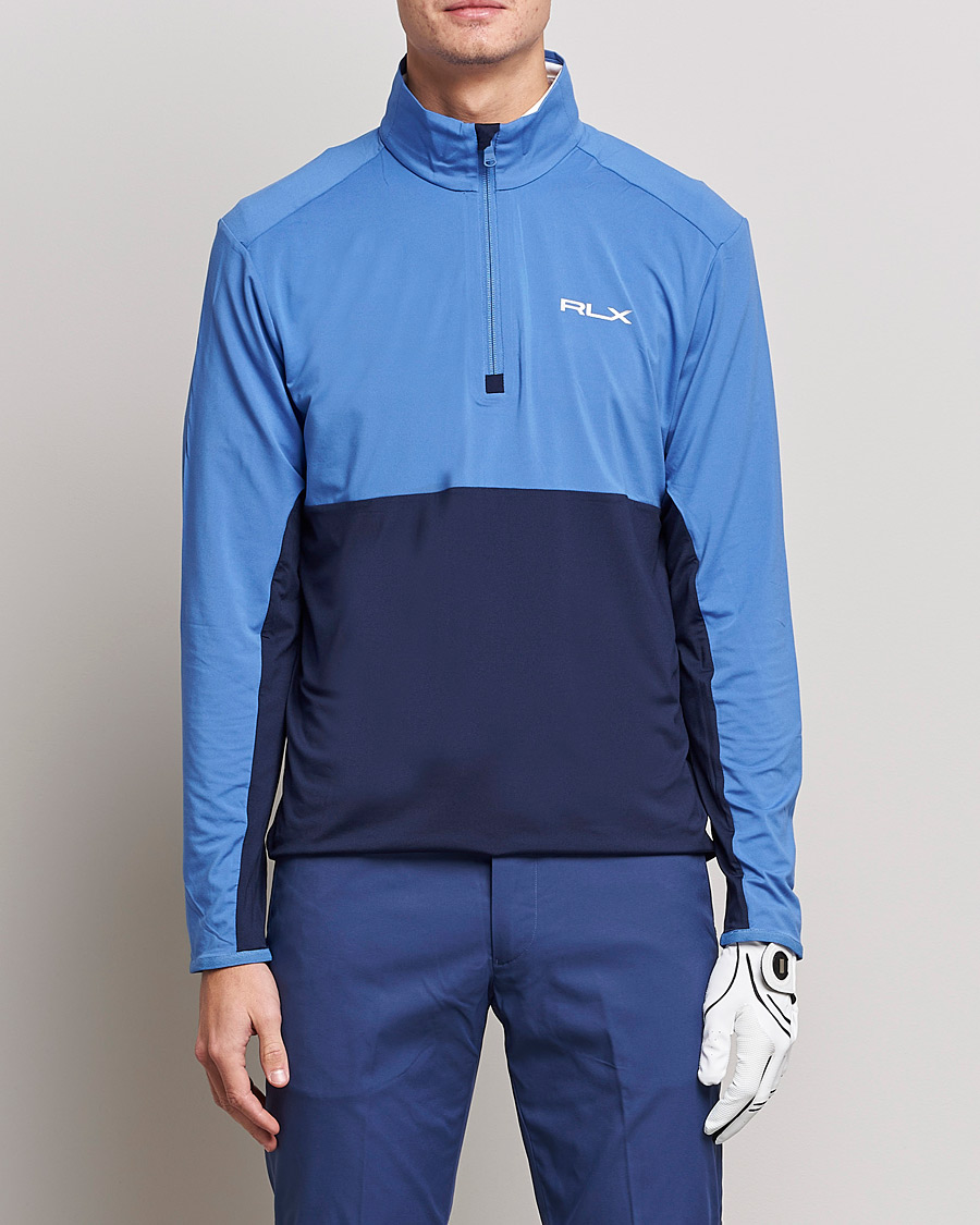 Herre | Gensere | RLX Ralph Lauren | Performance Airflow Half-Zip French Blue/Navy