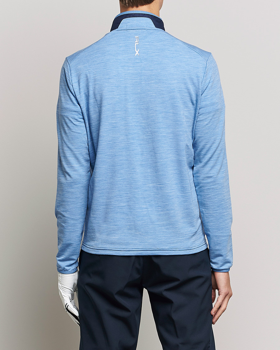 Herre | Gensere | RLX Ralph Lauren | Performance Wool Full Zip Hybrid Sweater  Navy/Blue
