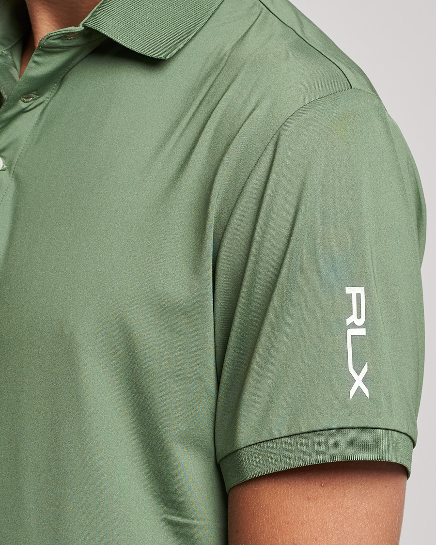 Herre | Pikéer | RLX Ralph Lauren | Airflow Active Jersey Polo Cargo Green