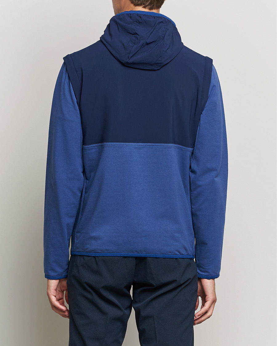 Herre | Gensere | RLX Ralph Lauren | Techy Terry Full-Zip Hoodie Light Navy/French Navy