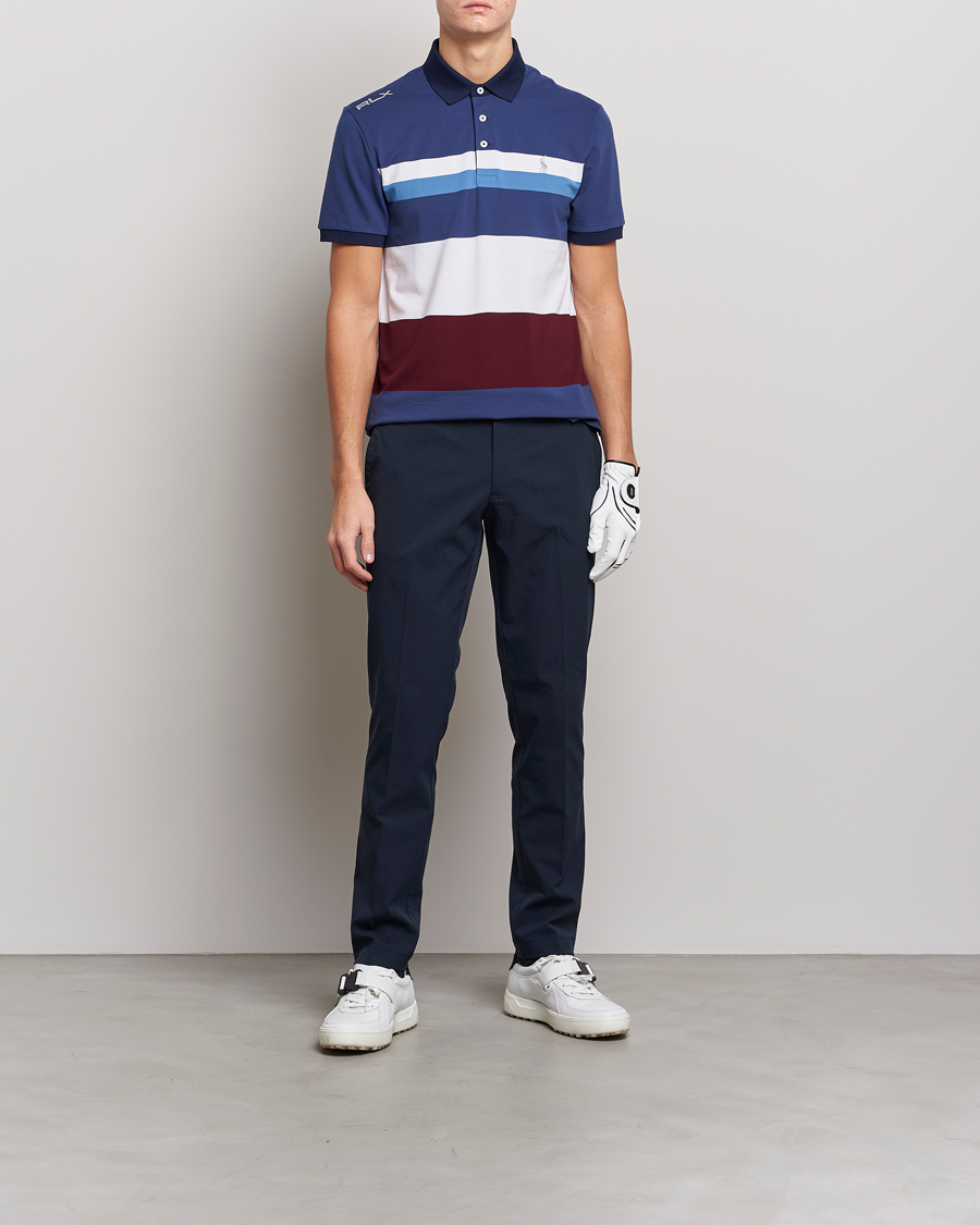 Herre | Pikéer | RLX Ralph Lauren | Performance Striped Polo Rich Rubu Multi