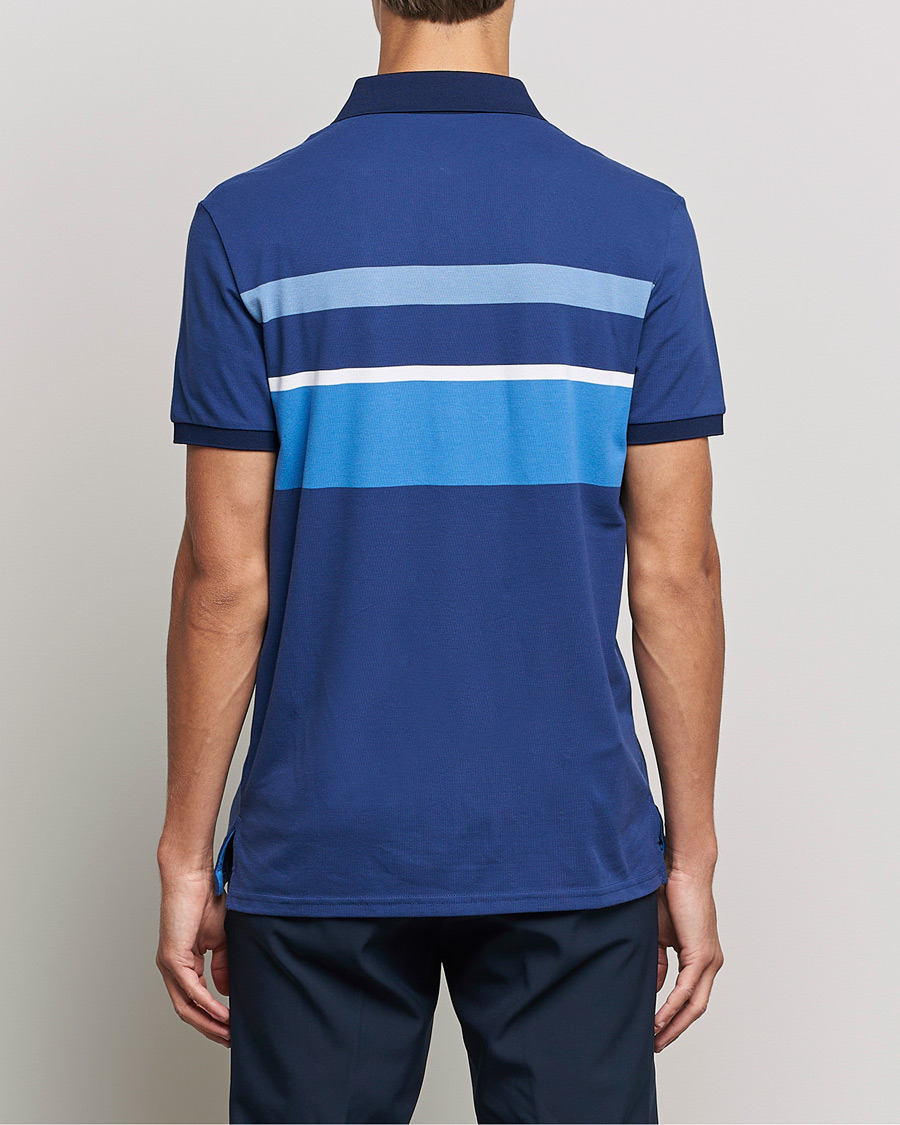 Herre | Pikéer | RLX Ralph Lauren | Performance Striped Polo Navy Multi