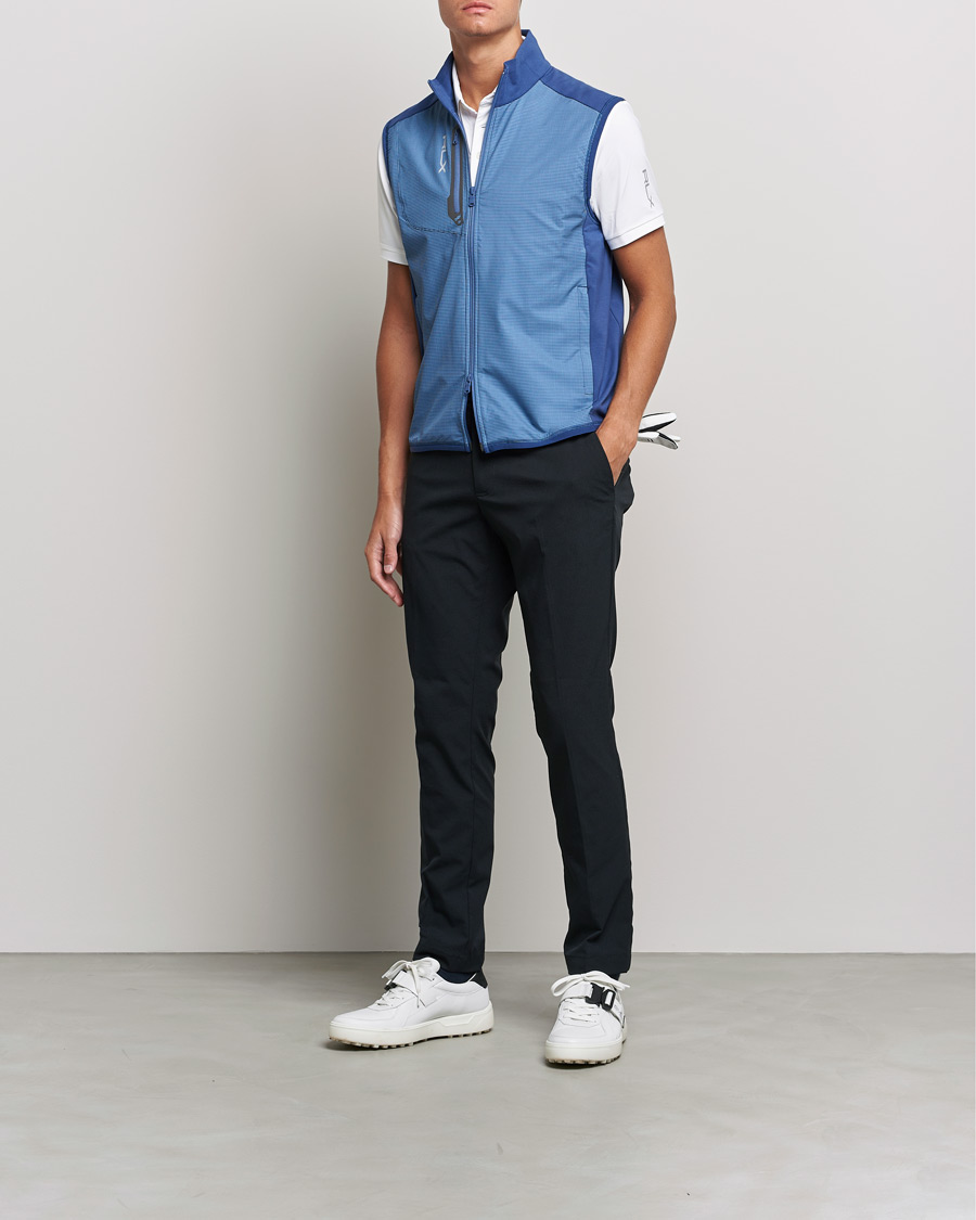 Herre | Jakker | RLX Ralph Lauren | Techy Terry Vest Light Navy Houndstooth
