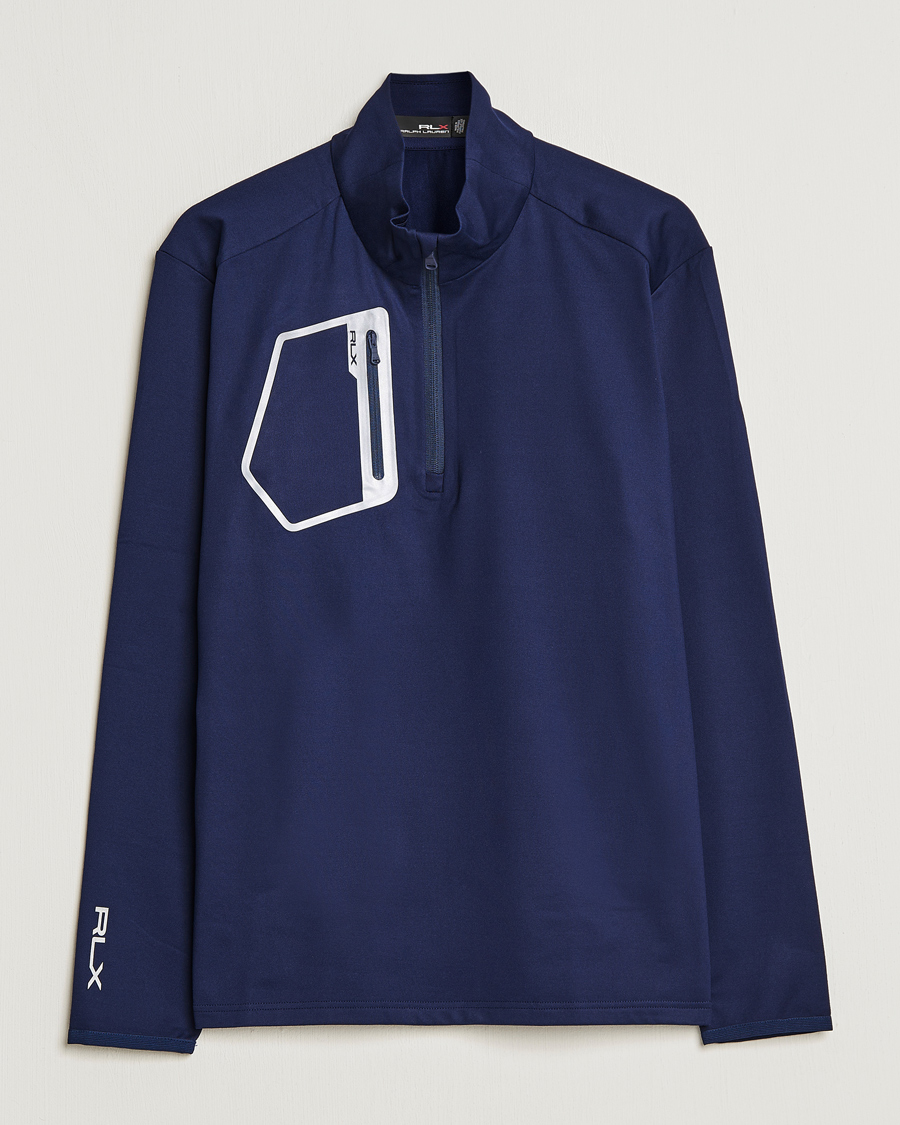 Herre | Gensere | RLX Ralph Lauren | Luxury Performance Jersey Half-Zip Navy