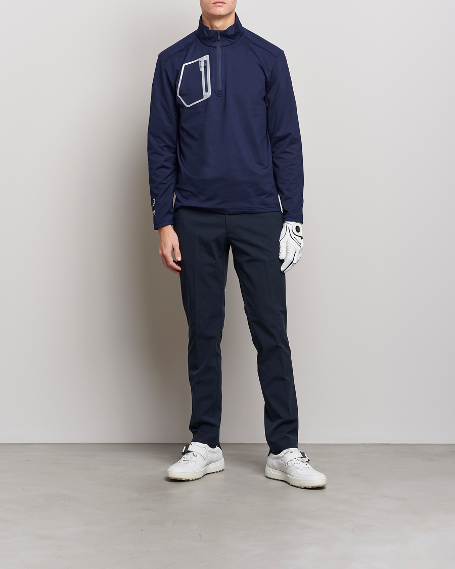 Herre | Gensere | RLX Ralph Lauren | Luxury Performance Jersey Half-Zip Navy
