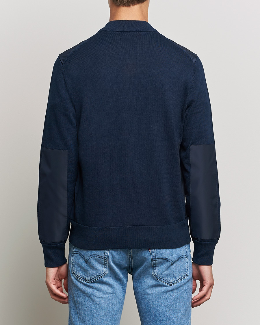 Herre | Gensere | Polo Ralph Lauren | Cotton Hybrid Full-Zip Sweater Piper Navy