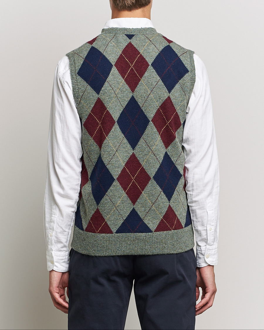 Herre | Gensere | Polo Ralph Lauren | Wool Argyle Vest Green Multi