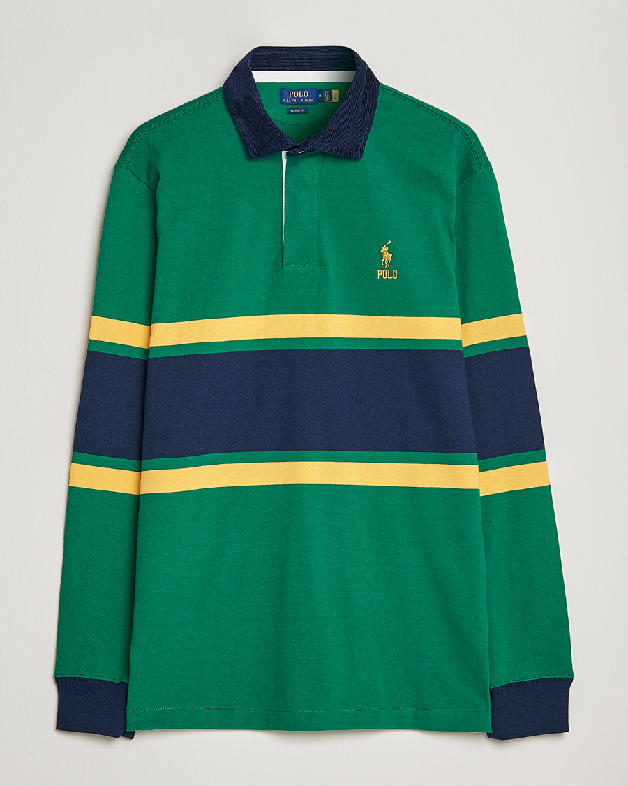 Herre | Gensere | Polo Ralph Lauren | Jersey Striped Rugger Athletic Green