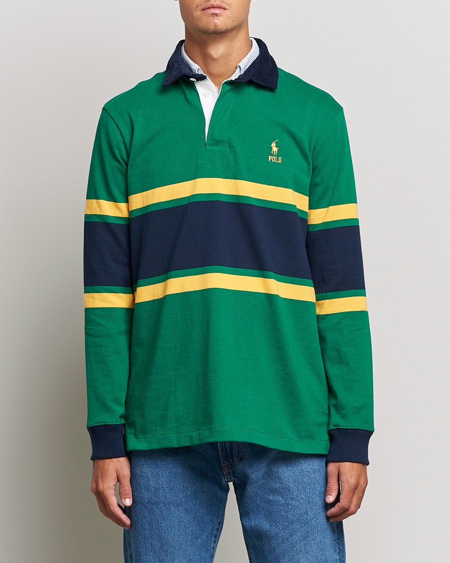 Herre | Gensere | Polo Ralph Lauren | Jersey Striped Rugger Athletic Green