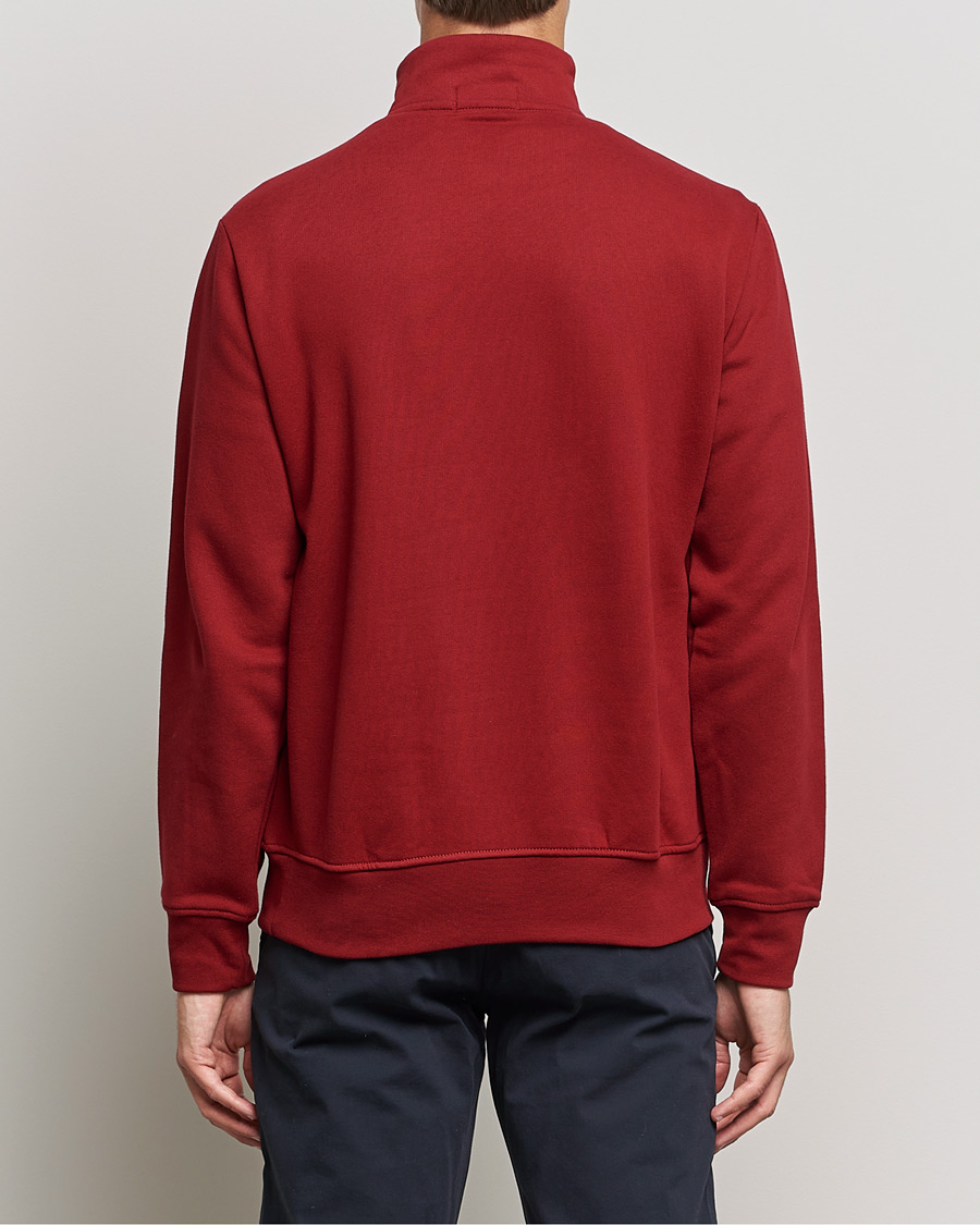 Herre | Gensere | Polo Ralph Lauren | Fleece Jersey Half Zip Holiday Red