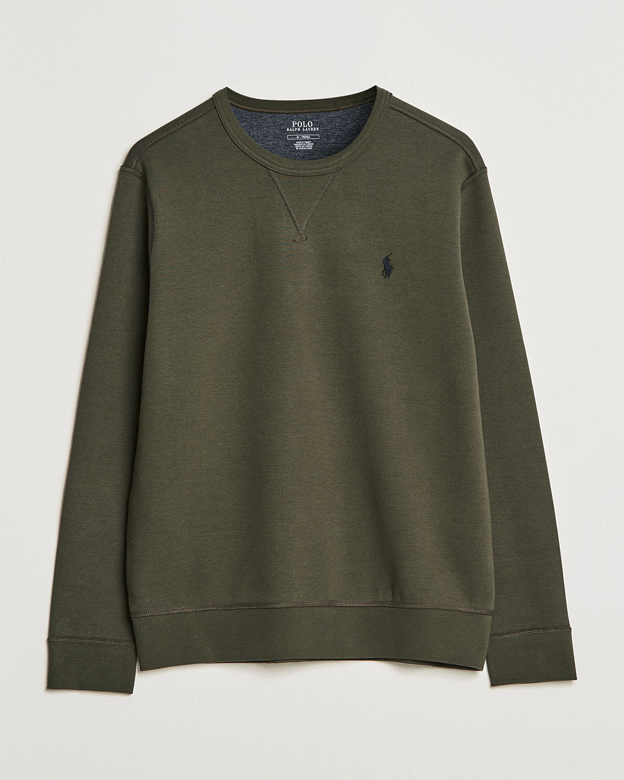 Herre | Gensere | Polo Ralph Lauren | Double Knit Sweatshirt Company Olive