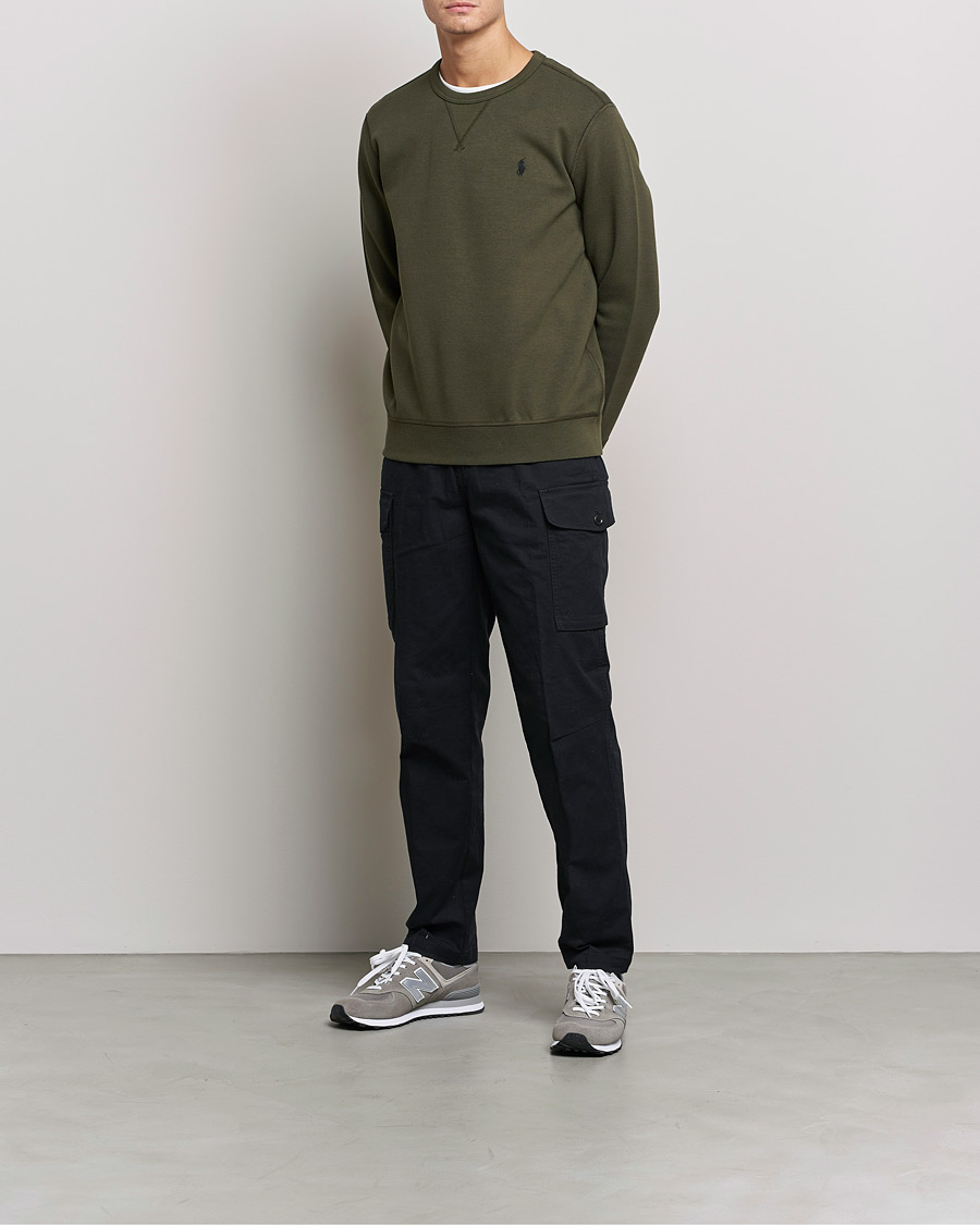 Herre | Gensere | Polo Ralph Lauren | Double Knit Sweatshirt Company Olive