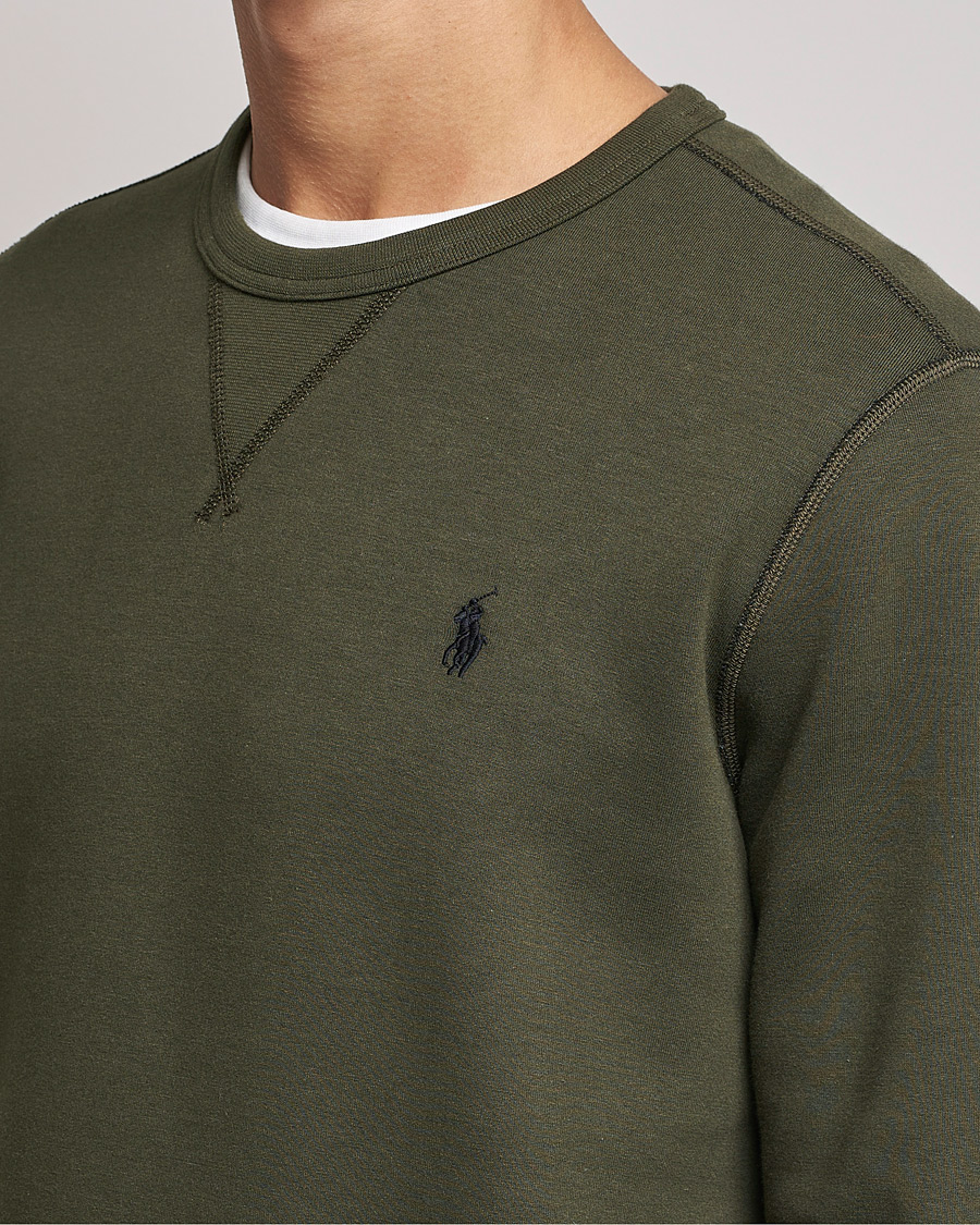 Herre | Gensere | Polo Ralph Lauren | Double Knit Sweatshirt Company Olive