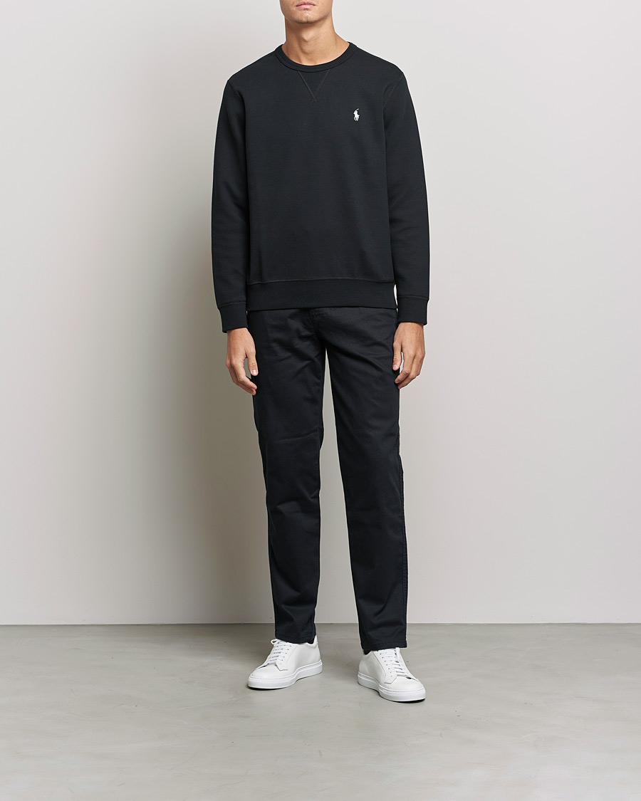 Herre | Polo Ralph Lauren | Polo Ralph Lauren | Double Knit Sweatshirt Black