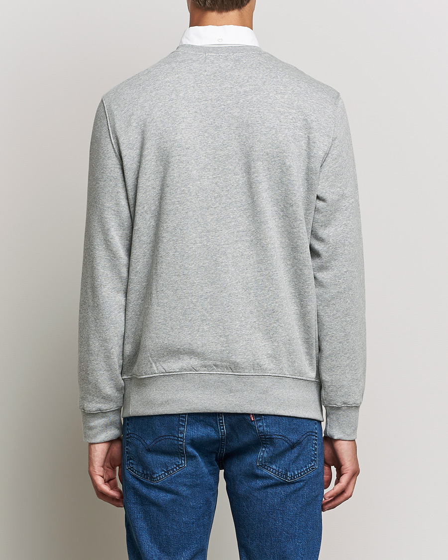 Herre | Gensere | Polo Ralph Lauren | Printed Denim Bear Sweatshirt Andover Heather