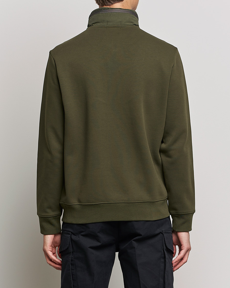 Herre | Gensere | Polo Ralph Lauren | Double Knit Pocket Half Zip Sweater Company Olive