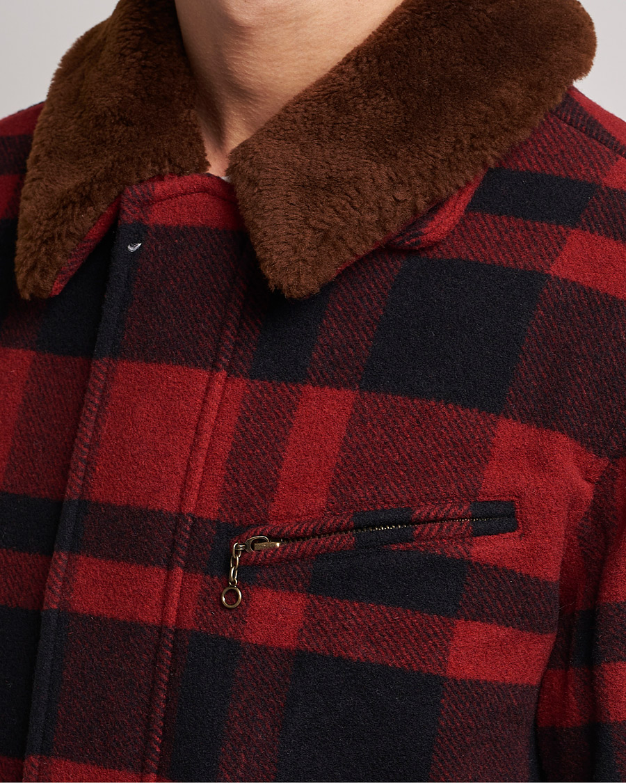 Herre | Jakker | Polo Ralph Lauren | Lumber Wool Checked Jacket Red/Black