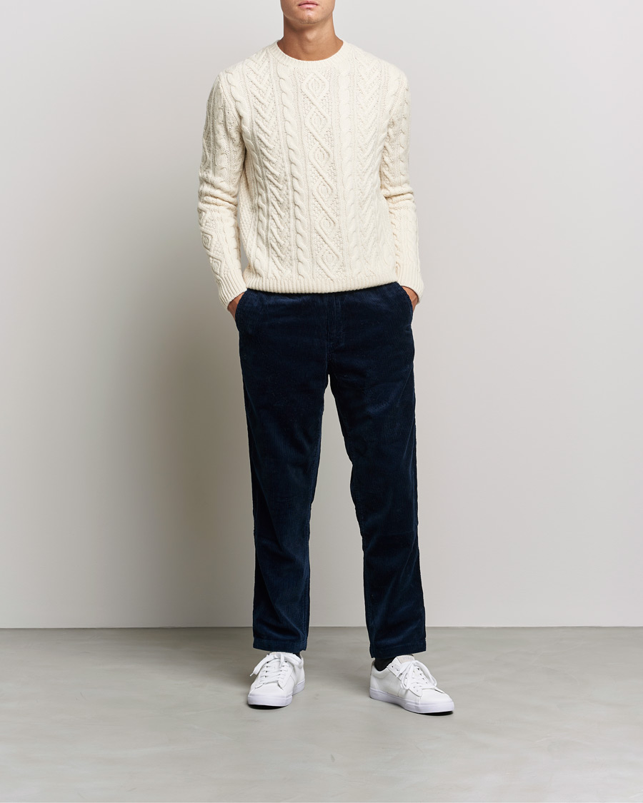 Herre | Bukser | Polo Ralph Lauren | Prepster Corduroy Drawstring Pants Hunter Navy
