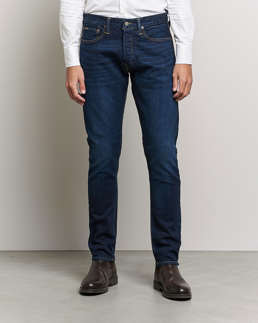 Herre | | Polo Ralph Lauren | Sullivan Slim Fit Stretch Jeans Dark Blue