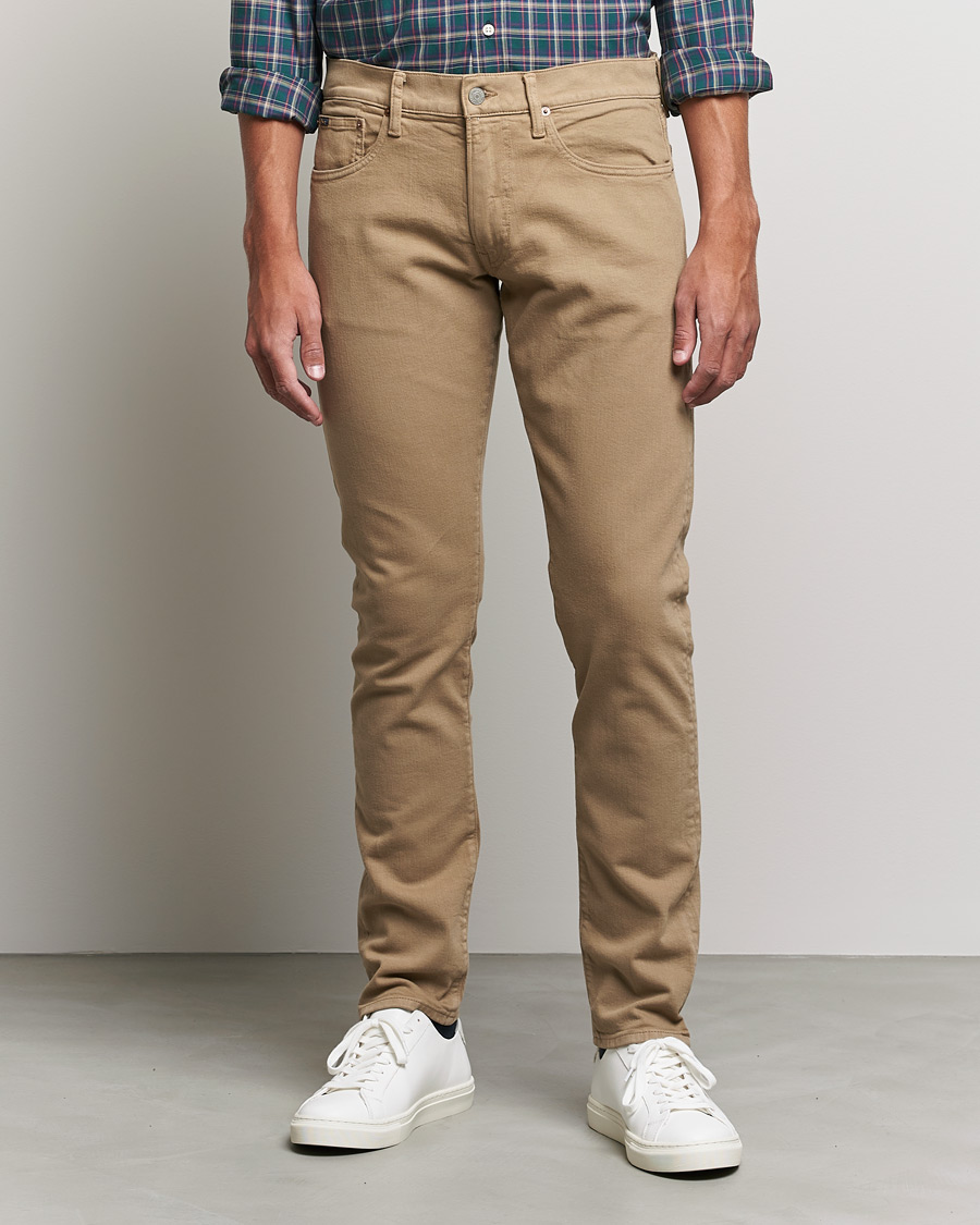 Herre | Bukser | Polo Ralph Lauren | Sullivan Slim Fit 5-Pocket Denim Khaki Hill