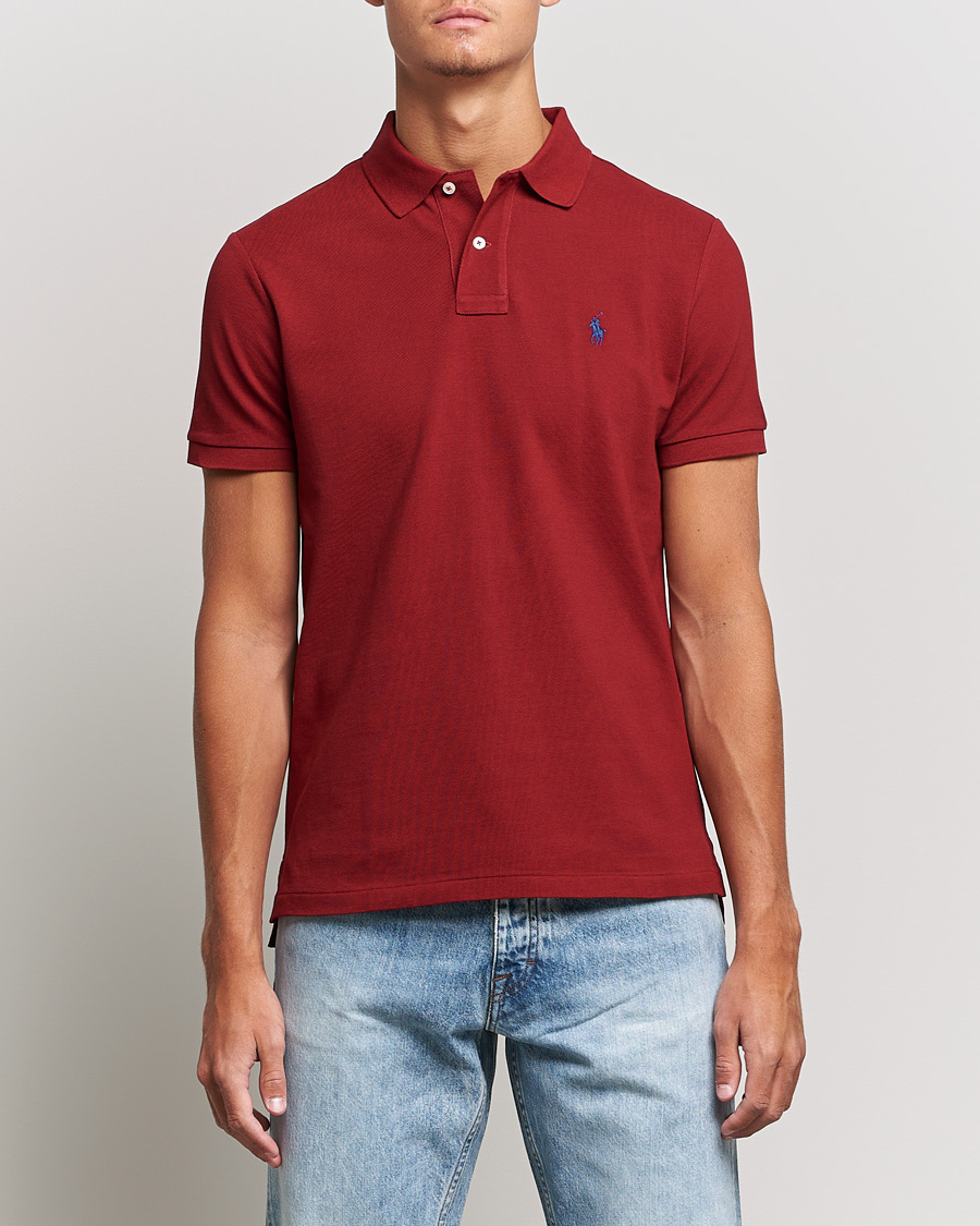 Herre |  | Polo Ralph Lauren | Custom Slim Fit Polo Holiday Red