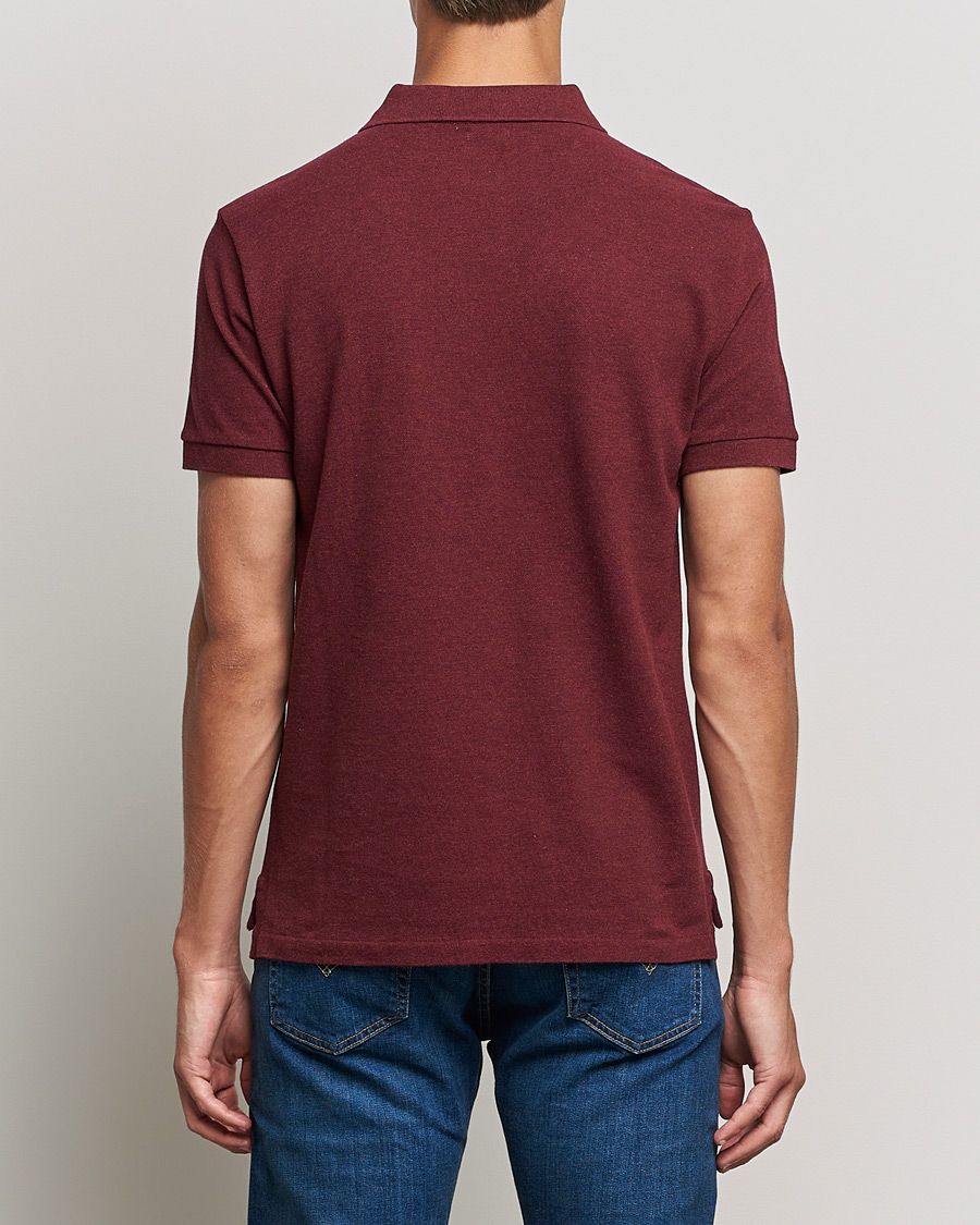 Herre | Pikéer | Polo Ralph Lauren | Custom Slim Fit Polo Spring Wine Heather