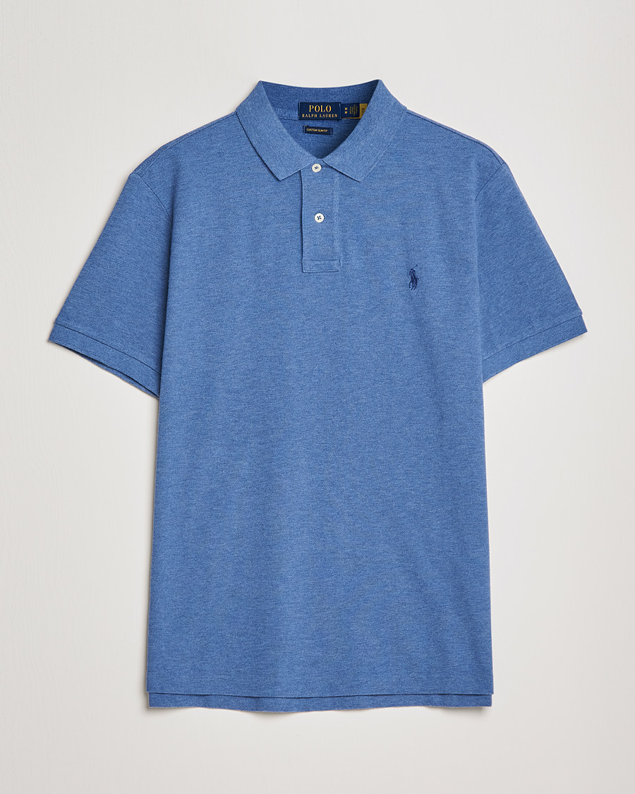 Herre | Pikéer | Polo Ralph Lauren | Custom Slim Fit Polo Bedford Heather