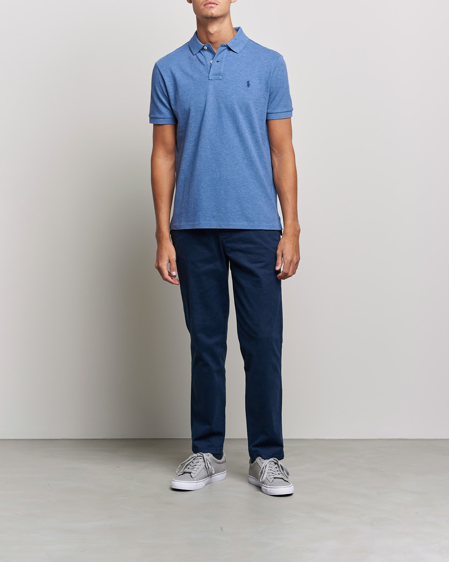Herre | Pikéer | Polo Ralph Lauren | Custom Slim Fit Polo Bedford Heather