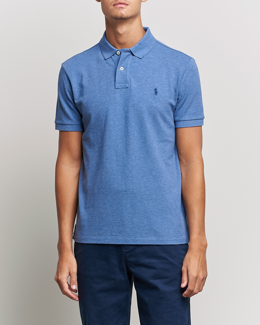 Herre | Pikéer | Polo Ralph Lauren | Custom Slim Fit Polo Bedford Heather