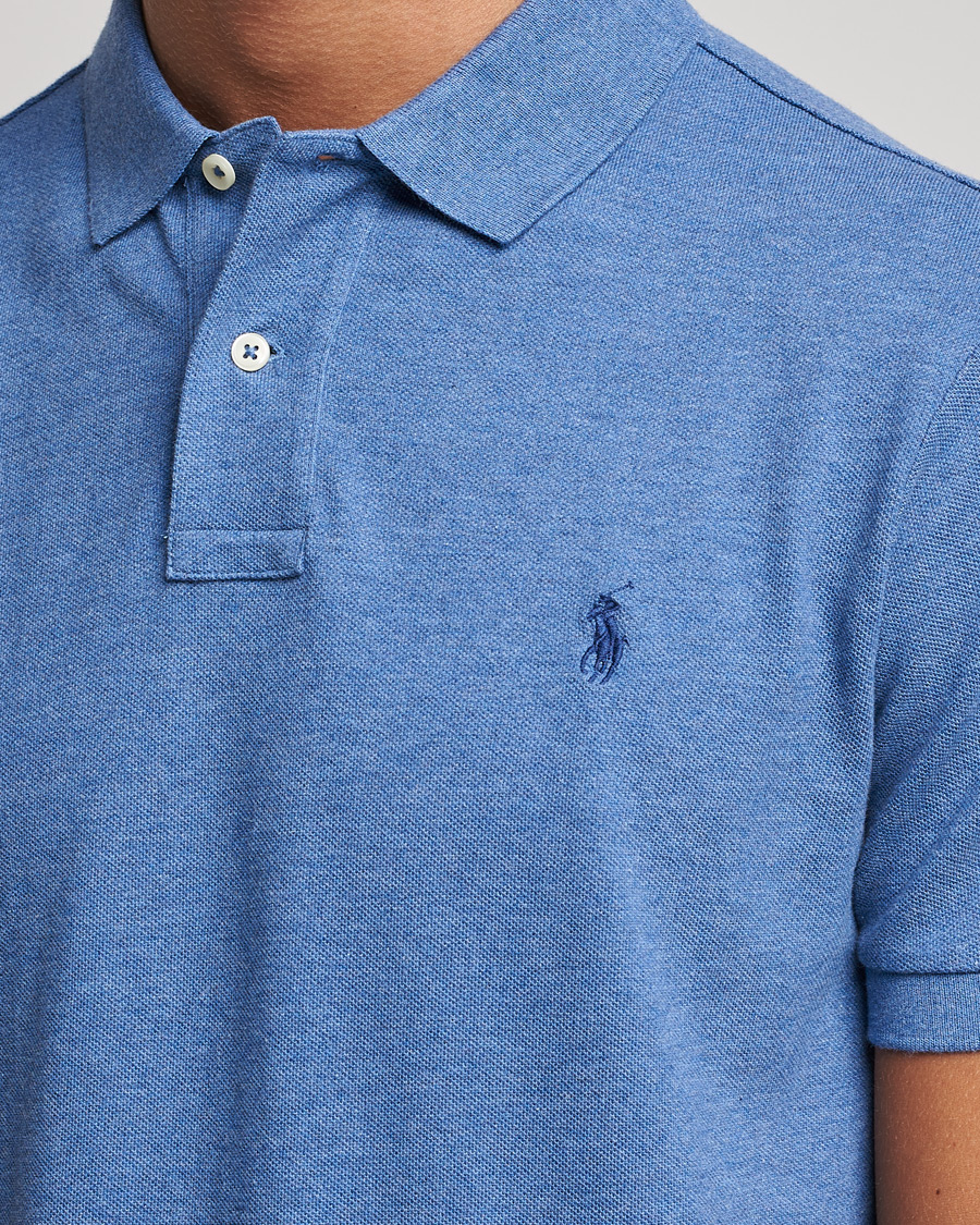 Herre | Pikéer | Polo Ralph Lauren | Custom Slim Fit Polo Bedford Heather