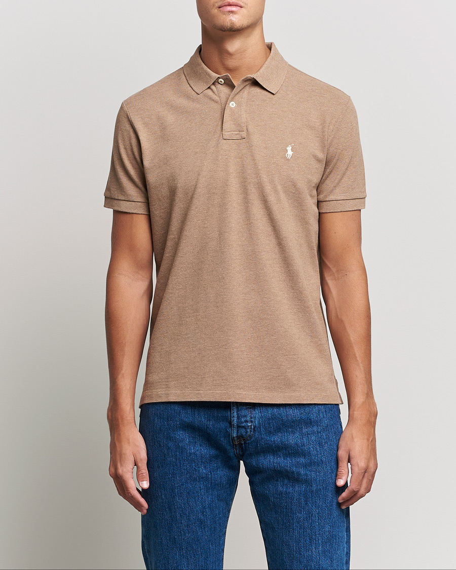 Herre | Pikéer | Polo Ralph Lauren | Custom Slim Fit Polo Italian Heather
