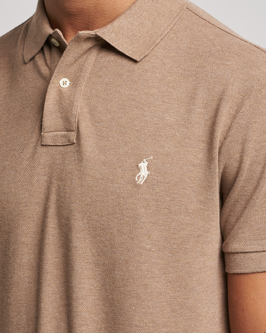 Herre | Pikéer | Polo Ralph Lauren | Custom Slim Fit Polo Italian Heather