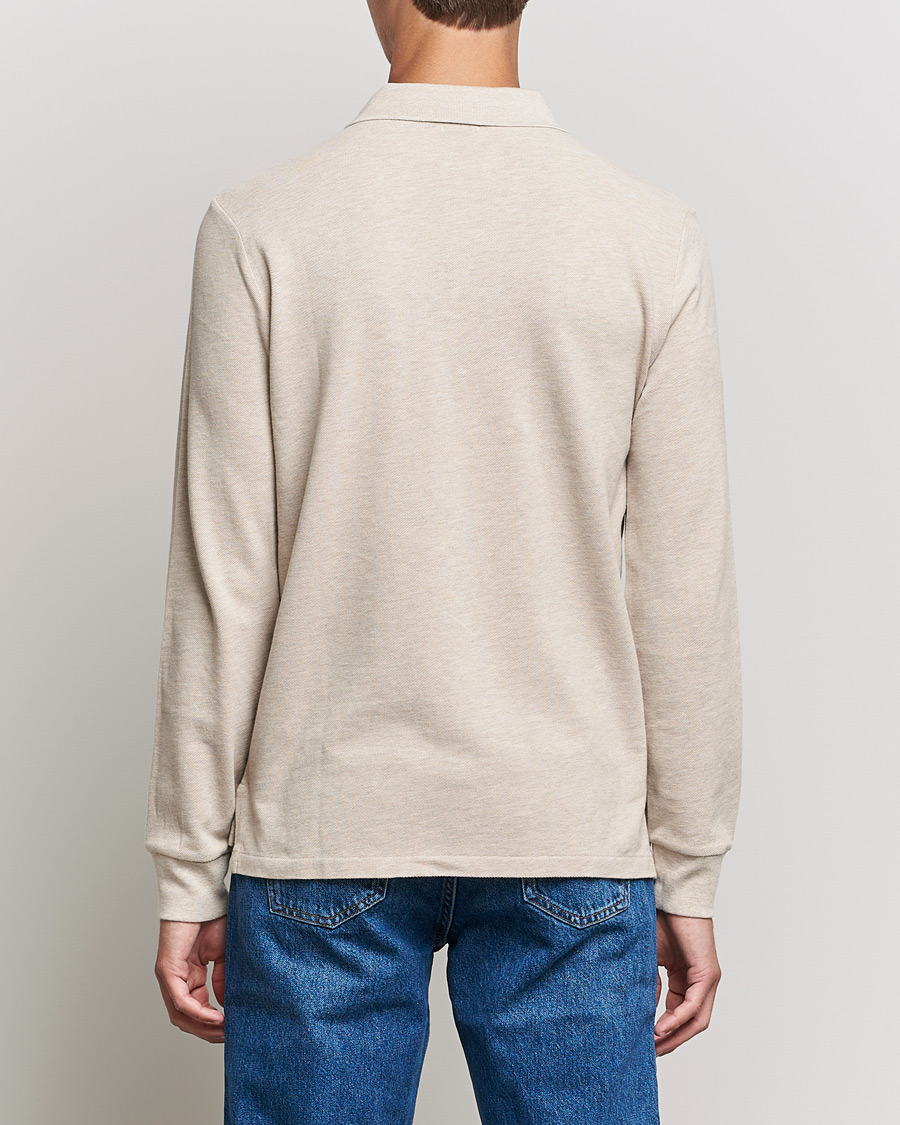 Herre | Gensere | Polo Ralph Lauren | Custom Slim Fit Long Sleeve Polo Dune Heather
