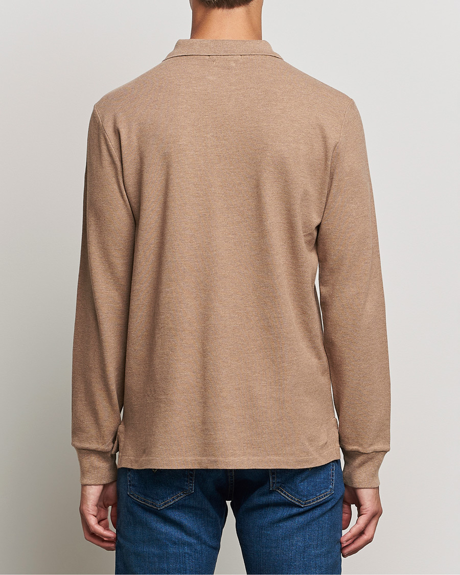 Herre | Gensere | Polo Ralph Lauren | Custom Slim Fit Long Sleeve Polo Italian Heather