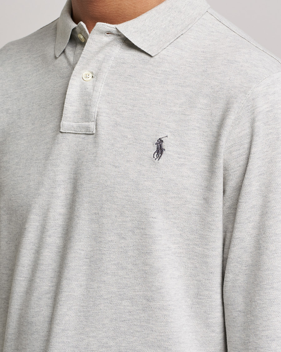 Herre | Gensere | Polo Ralph Lauren | Custom Slim Fit Long Sleeve Polo Light Sport Heather