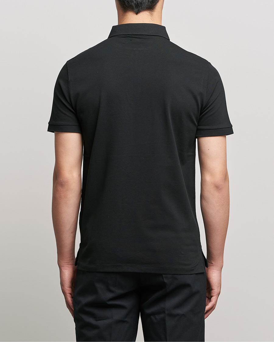 Herre | Pikéer | Polo Ralph Lauren | Custom Slim Fit Half Zip Polo Black