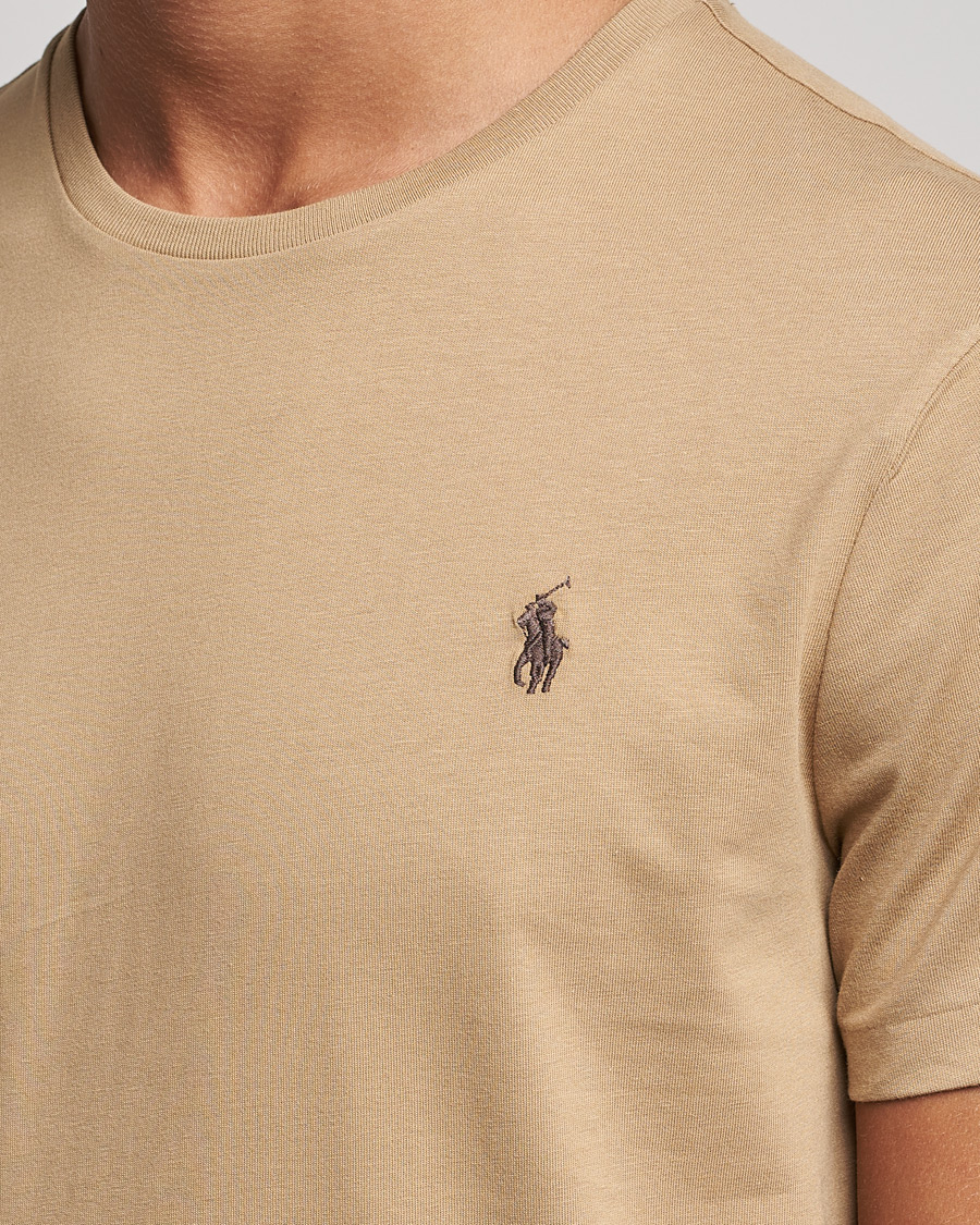 Herre | T-Shirts | Polo Ralph Lauren | Crew Neck Tee Luxury Tan