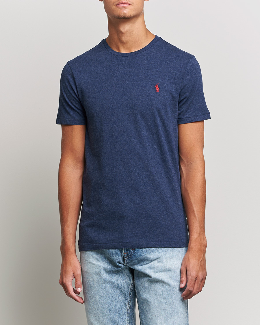 Herr |  | Polo Ralph Lauren | Crew Neck T-Shirt Spring Navy Heather