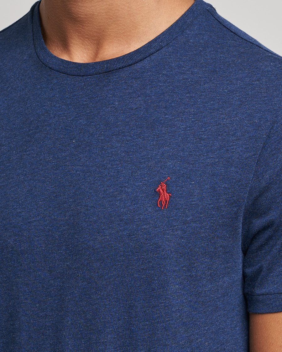 Herre | T-Shirts | Polo Ralph Lauren | Crew Neck T-Shirt Spring Navy Heather