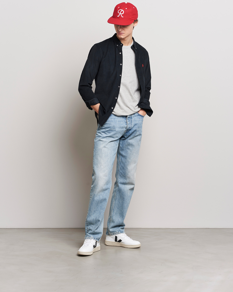 Herre | Skjorter | Polo Ralph Lauren | Slim Fit Corduroy Shirt Black