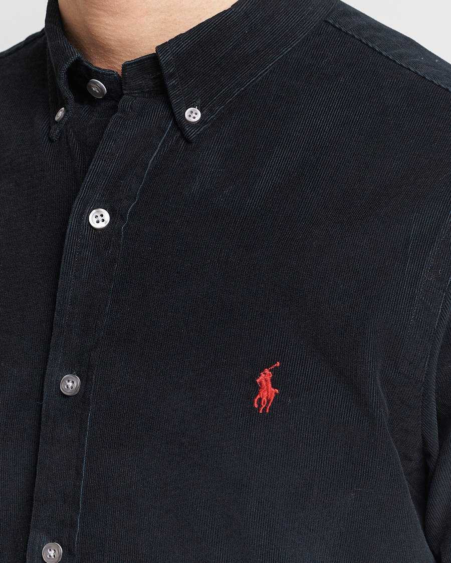 Herre | Skjorter | Polo Ralph Lauren | Slim Fit Corduroy Shirt Black