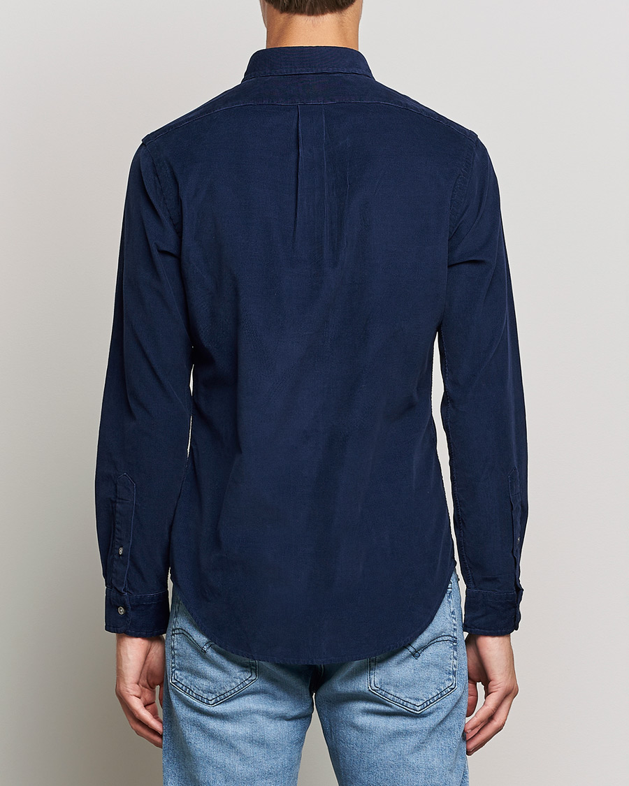 Herre | Skjorter | Polo Ralph Lauren | Slim Fit Corduroy Shirt Newport Navy