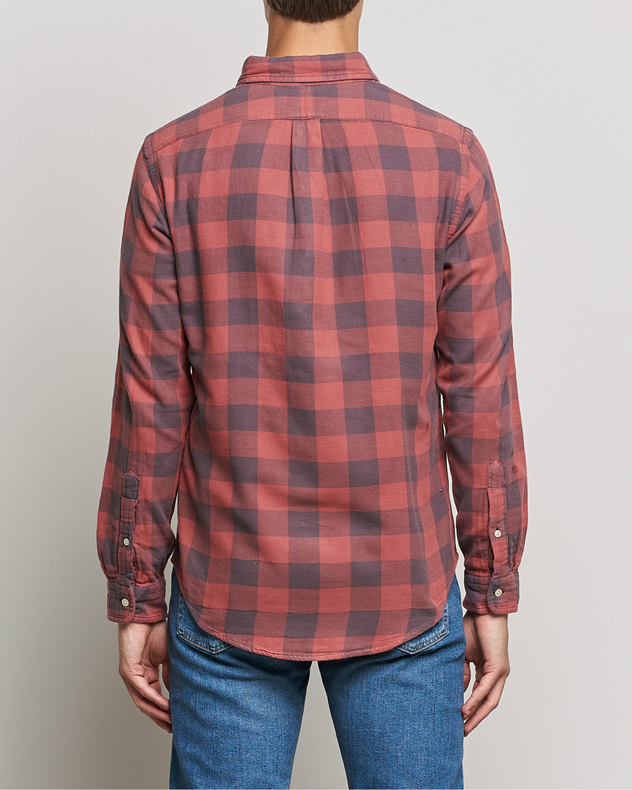 Herre | Skjorter | Polo Ralph Lauren | Custom Fit Double Faced Checked Shirt Red/Black