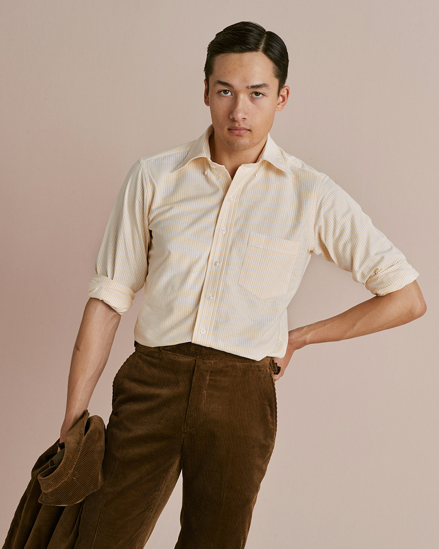 Herre | Bukser | Polo Ralph Lauren | Corduroy Pleated Drawstring Trousers Snuff