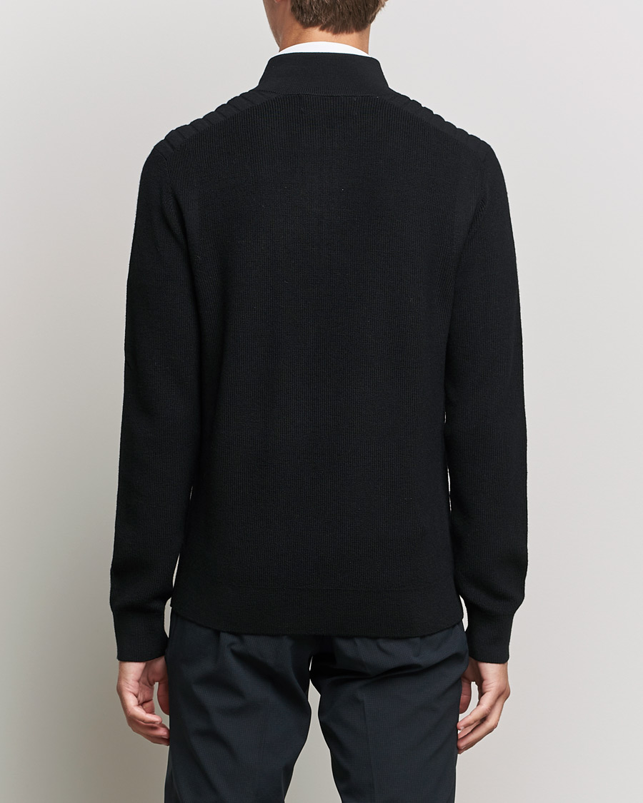 Herre | Gensere | RLX Ralph Lauren | Merino Half Zip Sweater Black