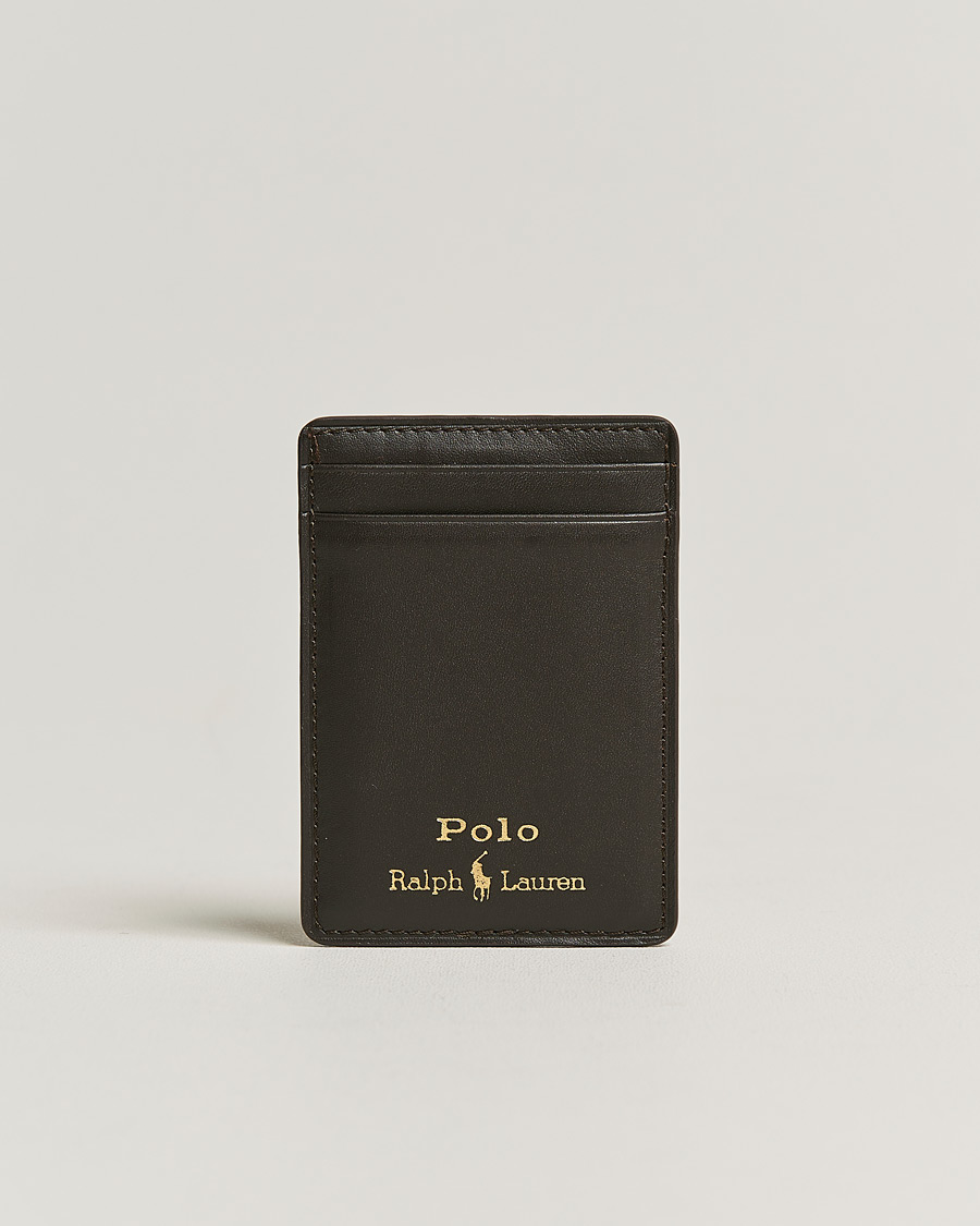 Herre | Polo Ralph Lauren Smooth Leather Phone Case Brown | Polo Ralph Lauren | Smooth Leather Phone Case Brown